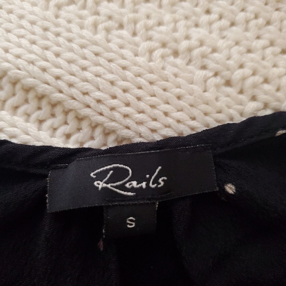 Rails Button Front Peplum Blouse - size Small in … - image 12